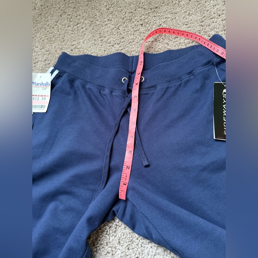 Sideways Sweatpants Navy Blue Small - Picture 5 of 12